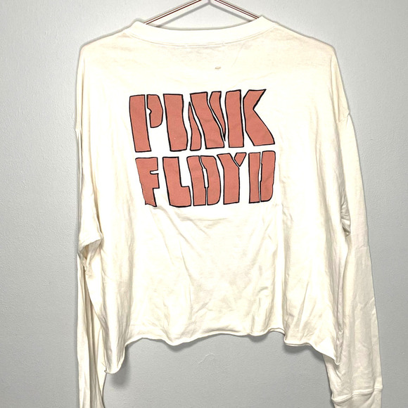 DAYDREAMER PINK FLOYD ANIMALS TOUR '77 LONG SLEEVE CROP TEE Size Medium - Picture 8 of 11
